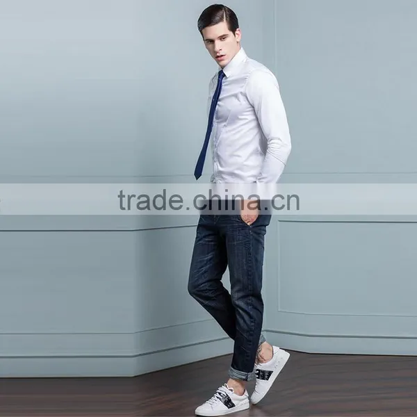 Fashion White Shirt Of Western Formal Wear For Men photo-2