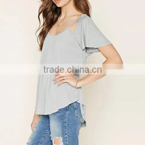 2017 for Milk Silk Summer Blouses Women photo-2