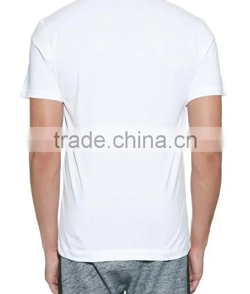 2017 Customize Multi Color Men O-neck Sports Shirts Gym Polo Shirts 100% Cotton Men O-neck Sports Shirts photo-3