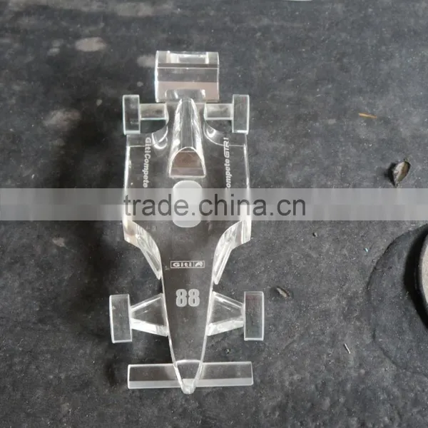 Noble Customized Made Crystal Glass Car Model For Souvenir Gift photo-6