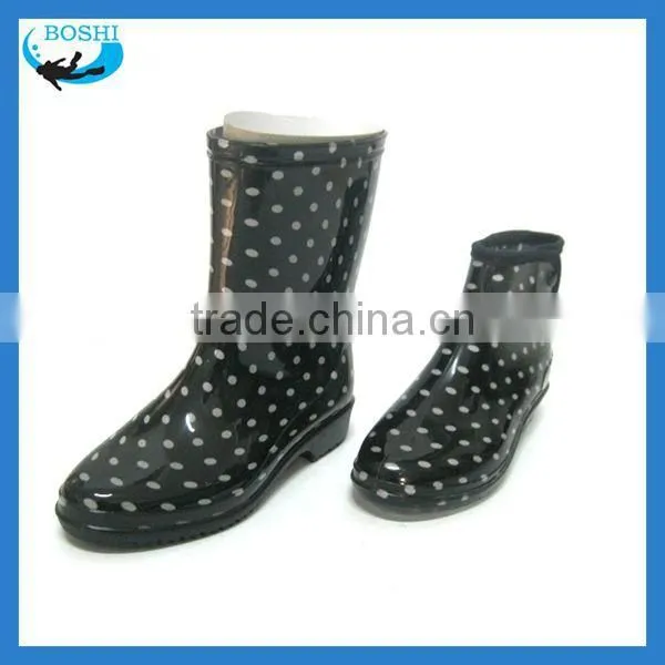 Women Rain Boots Pvc Shoes