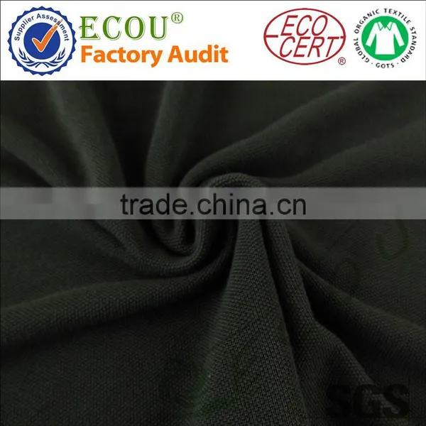 Custom Solid Bamboo Knit Pigue Fabric for Lady Garment photo-5