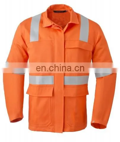 EN20471 Breathable Flame Retardant Anti-Static Jacket With Reflective Stripes photo-4