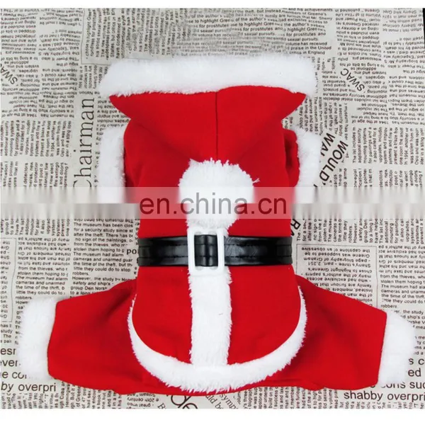 New Year Pet Santa Claus Cloth Dog Christmas Costume photo-4