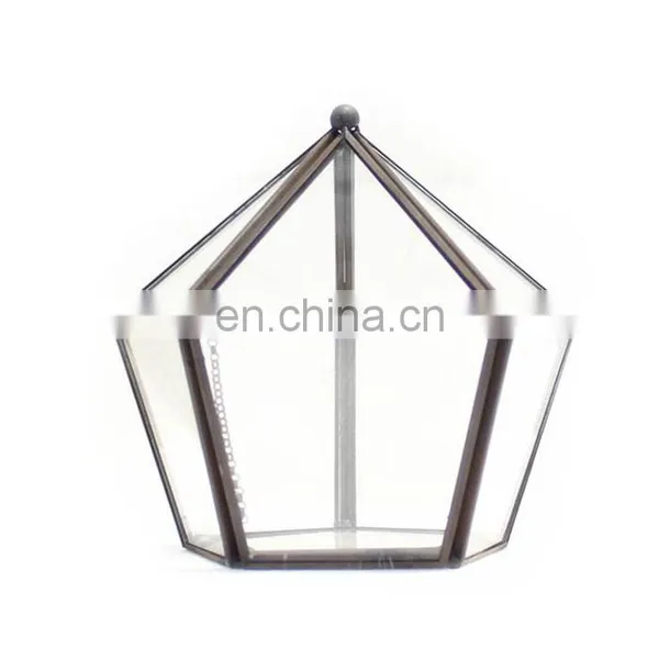 Terrarium Glass Geometric Terrarium Indoor Plants House Decoration photo-2