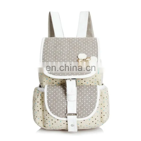Fashion Canvas Travel Bag Girls School Backpack Bag photo-2