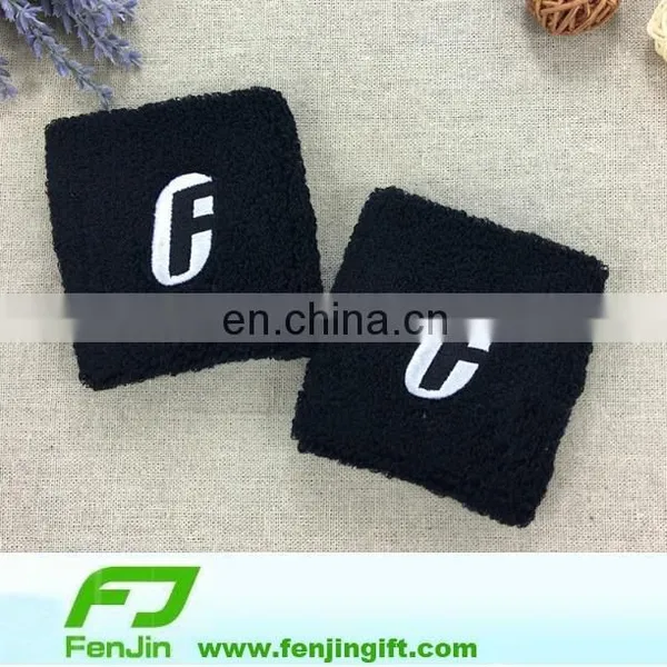 Embroidery Logo Cotton Terry Wristband photo-5