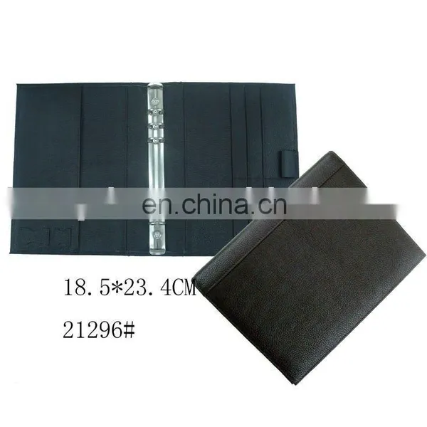 Chinese Manufacture Handcraft Leather Paper Document Folder photo-2