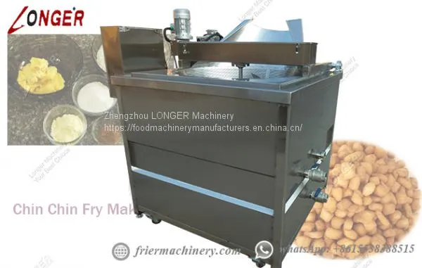 Automatic Nigerian Chin Chin Frying Machine for Commercial Using photo-2