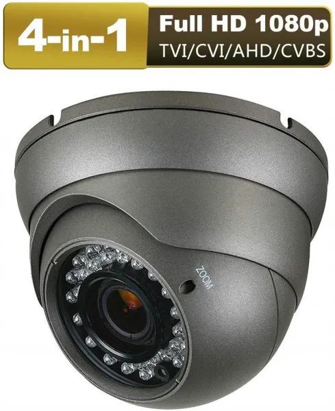 CCTV HD 1080P Metal IR Water-Vandal-Proof Dome Camera From CCTV Cameras Suppliers photo-2