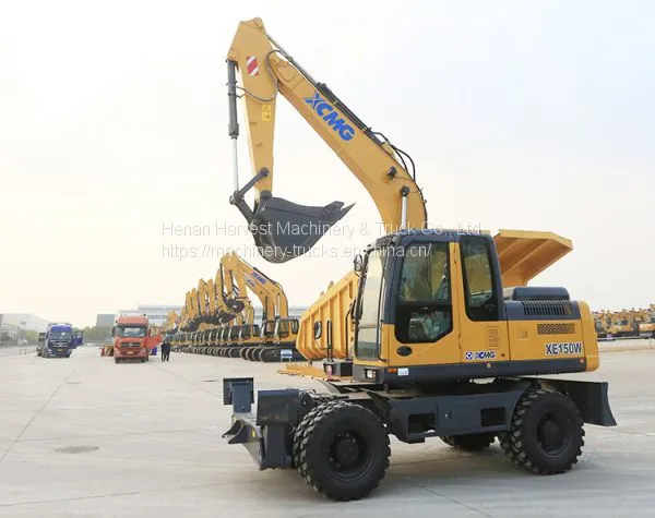XCMG XE150W Wheel Type Excavator 15 Ton Wheel Excavator With Last Price photo-2
