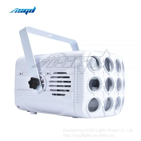 ASGD 8 Colors LED Butterfly Laser Lighting Party Disco Music Control Strobe Disco DMX DJ Stage Holiday Bar KTV Christmas Show photo-4