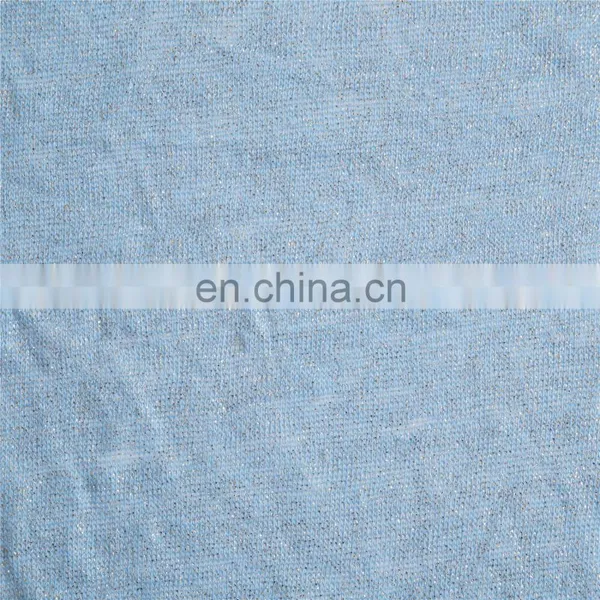 Remnants 100% Linen Foil Printed Jersey Fabric for Garments photo-2