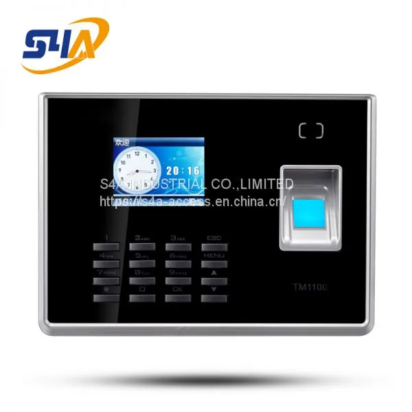 Biometric Time Attendance Machine and Smart Fingerprint Employee Checking Attendance at Work