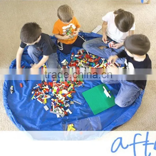 60 Inch Children Baby Play Mat Toy Storage Bag Organizer,Multi Purpose-portable Outdoor Blanket Floor Activities Mat w/ Quickly Quality Choice photo-3