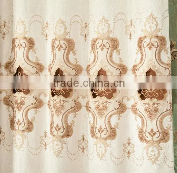 Luxury Drapery,luxury Embroidered Jacquard Curtains/voile Curtain photo-3