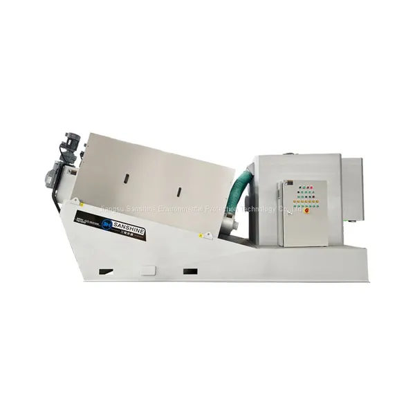Top 10 Manufacturer Dewatering Screw Wastewater Sewage Press Machine Dewater For Water Sludge Purification