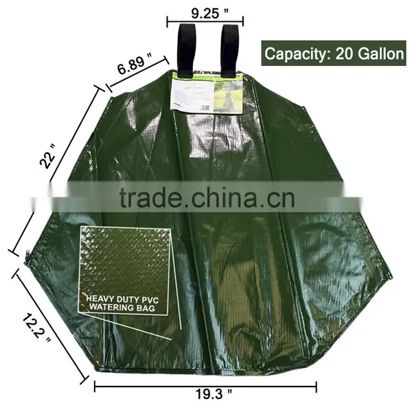 Premium Quality 20 Gallon Tarpaulin Tree Watering Bag With Heavy Duty Zipper, Slow Release Watering Bag for Tree Drip Irregation photo-6
