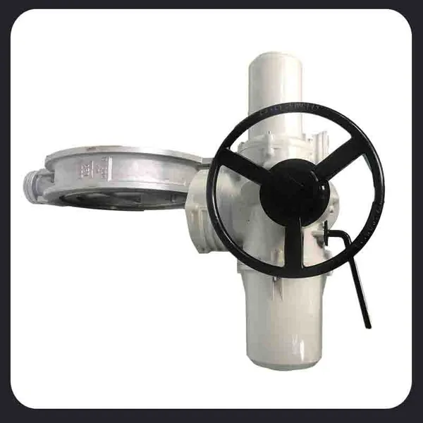 Electric Flow Valve for Cement Plant DN500 Electric Butterfly Valve Actuator photo-3