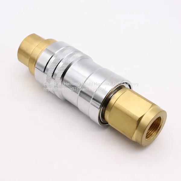 Staubli CBI03 06 09 12 16 Stainless Brass Quick Coupla Flat Face Quick Release Coupling for Water Bottle Disposable photo-3