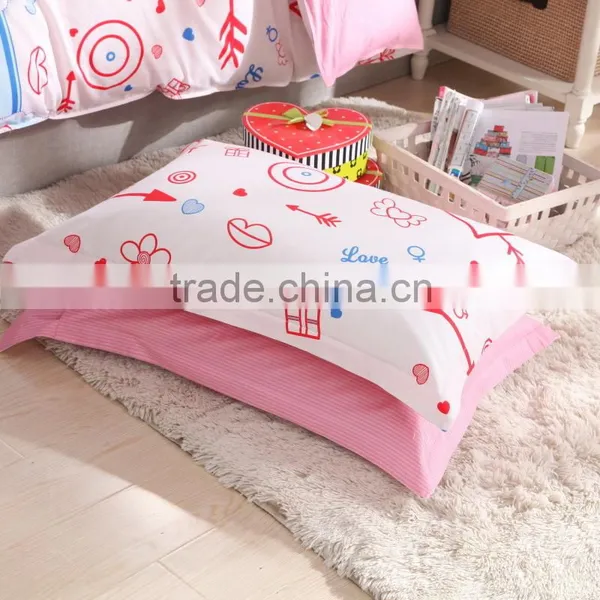 100%cotton Print Fancy Duvet Covers Cartoon Bed Linen for Children Heart Comforter Set photo-3
