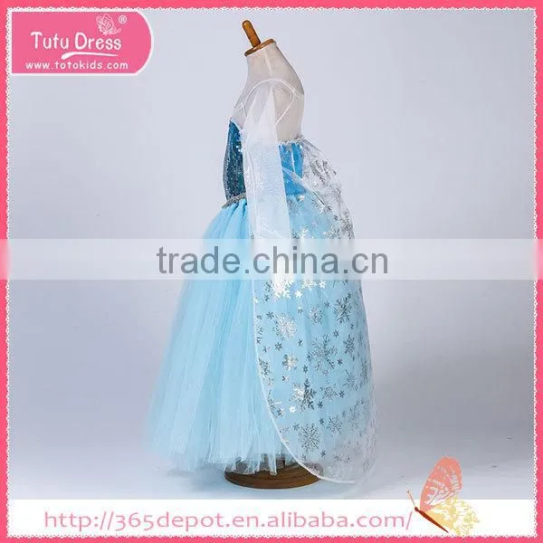 Summer Long Sleeves Dresses for 1-9 Years Baby Girl photo-2