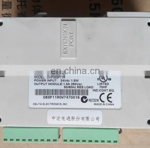 Best Price New Chinese Plc Logo Price DVP08SP11R Cpu Module Delta PLC Programmable Controller photo-3