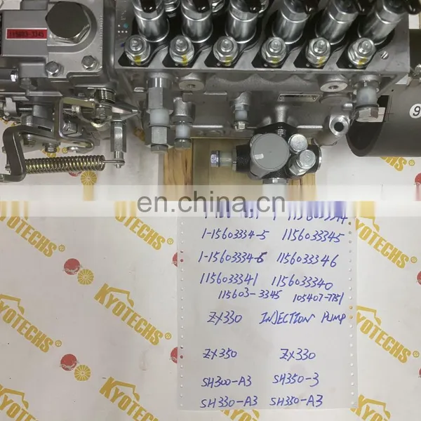 Excavator Attachments 1-15603334-1 1156033341 1-15603334-2 1156033342 1-15 FUEL PUMP photo-2