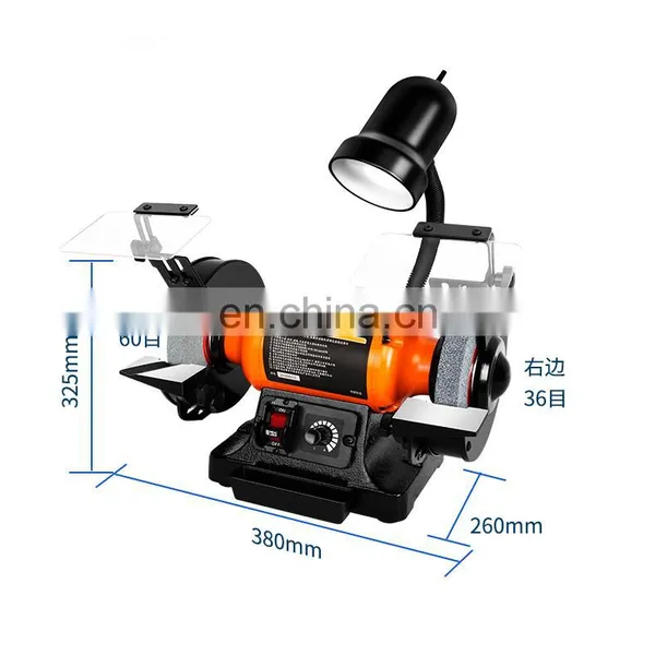 Free Shipping 6-8in Grinding Rust Removal and Polishing Integrated Machine Grinding Wheel and Belt Machine photo-4