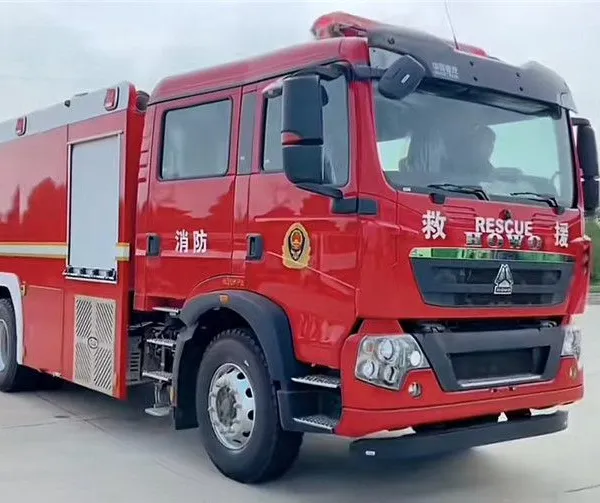 Heavy Truck HOWO 8t Water Tank Foam Fire Truck