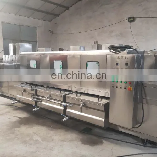 High Pressure Plastic Crate/tray/pallet/case/container/plate/turnover Basket Washer Washing Tunnel Machine/ Cleaning Equipment photo-5