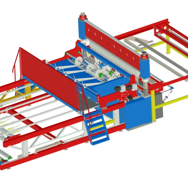 Pneumatic Automatic Diameter Feeder, Automatic Net Discharge and Net Falling, Reinforced Mesh Welding Machine photo-4