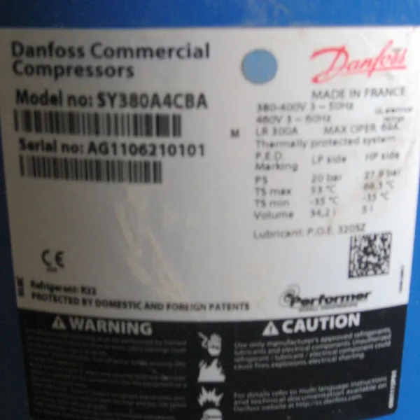 Original New Danfoss Compressor SY240A4CBE photo-5