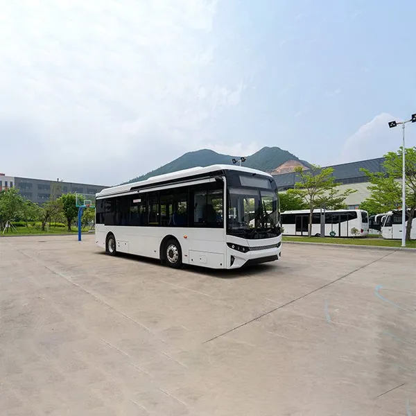 8.5m 21+1 Seater Automatic Passenger New Pure Electric City Bus 200 km New City Luxury Electric ev Bus photo-2