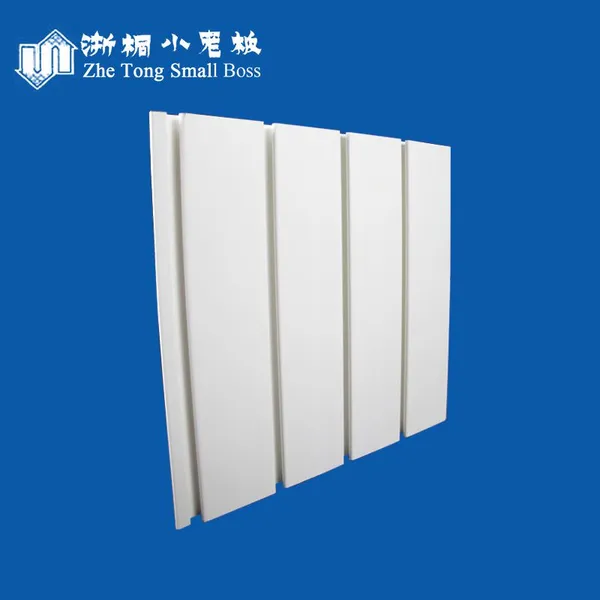 Zhe Tong Small Boss High Quality Waterproof High Density Garage Pvc Slatwall Slat Wall Panel for Store With Hooks photo-4