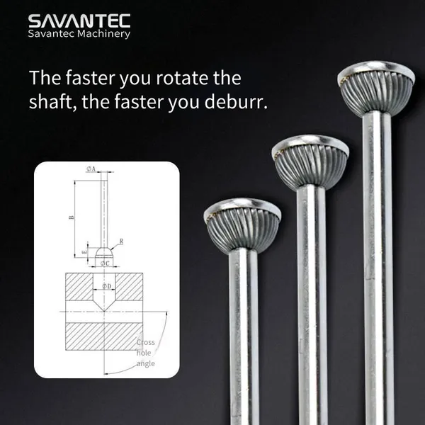 for Sale: Savante Hemispherical Deburring Tool, Carbide Chamfering Grinding Head sv - bf photo-2