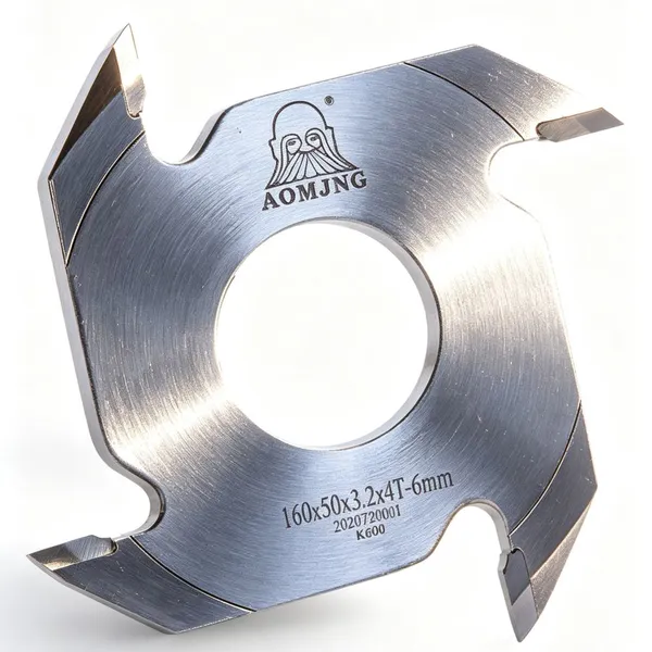 Finger Joint Cutter 160mm 4T Carbide Tipped 75Cr1 for Wood Joint Machine - AOMJNG photo-2