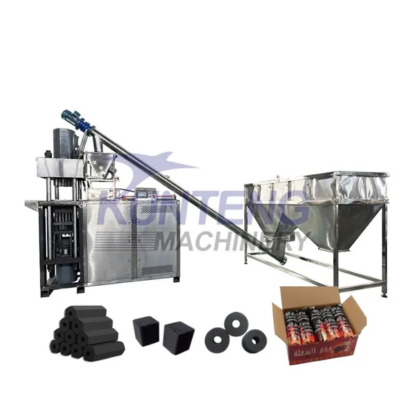 Industrial Shisha Charcoal Production Line Fruit Wood Charcoal Forming Mixer Dryer Equipment Set