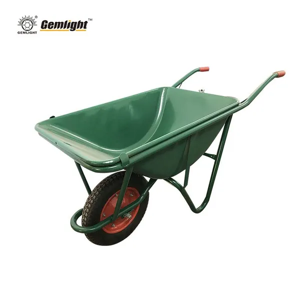 Heavy Duty Garden Construction Wheelbarrow With Steel Tray for Farm Yard Building Material Transport Wholesale photo-3