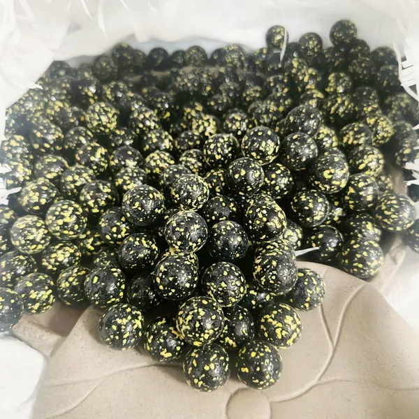 14mm and 16mm White and Black Porcelain Glass Marbles Are Used for Decorating the Game Console Fish Tank. photo-5