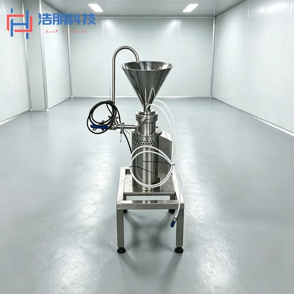 Industrial Colloid Mill High Shear Wet Grinder SUS304 Emulsifier Homogenizer High Viscosity Food Processing Equipment photo-4