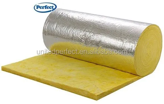 High Quality China Manufacture Fiber Glass Wool Insulation With Facing Flexible Duct Insulation photo-3