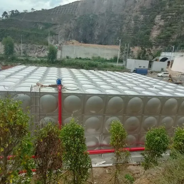 OEM Porcelain Enamel Steel Sectional Water Tank for School Hot Water System photo-5