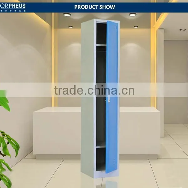 2016 New Lockers Blue Steel Slime Design Steel Cupboard With Single Door photo-4