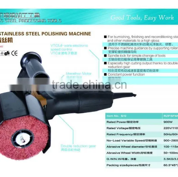 FLAT STAINLESS STEEL POLISHING MACHINE photo-6