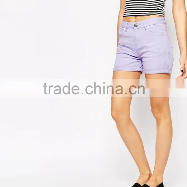 Street High Waist Denim Hot Mom Short Best Products For Import photo-4
