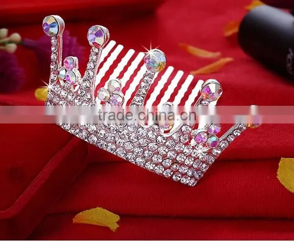 Most Popular Design Wedding Bridal Crystal Pageant for Women Tiaras Crown photo-3
