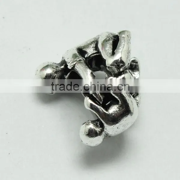 Lead Free Nickle Free Zinc Alloy Pdora Wrestling Theme Jewelry Hole Beads for Bracelets and Necklaces photo-4