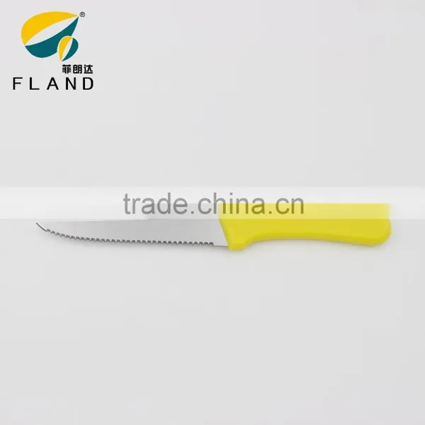 YangJiang Factory Supply Stainless Steel Serrated Steak Knife in Kitchen Knives photo-4