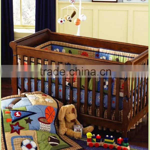 Emboidery Crib Bedding Set From Professional Manufacturer photo-3